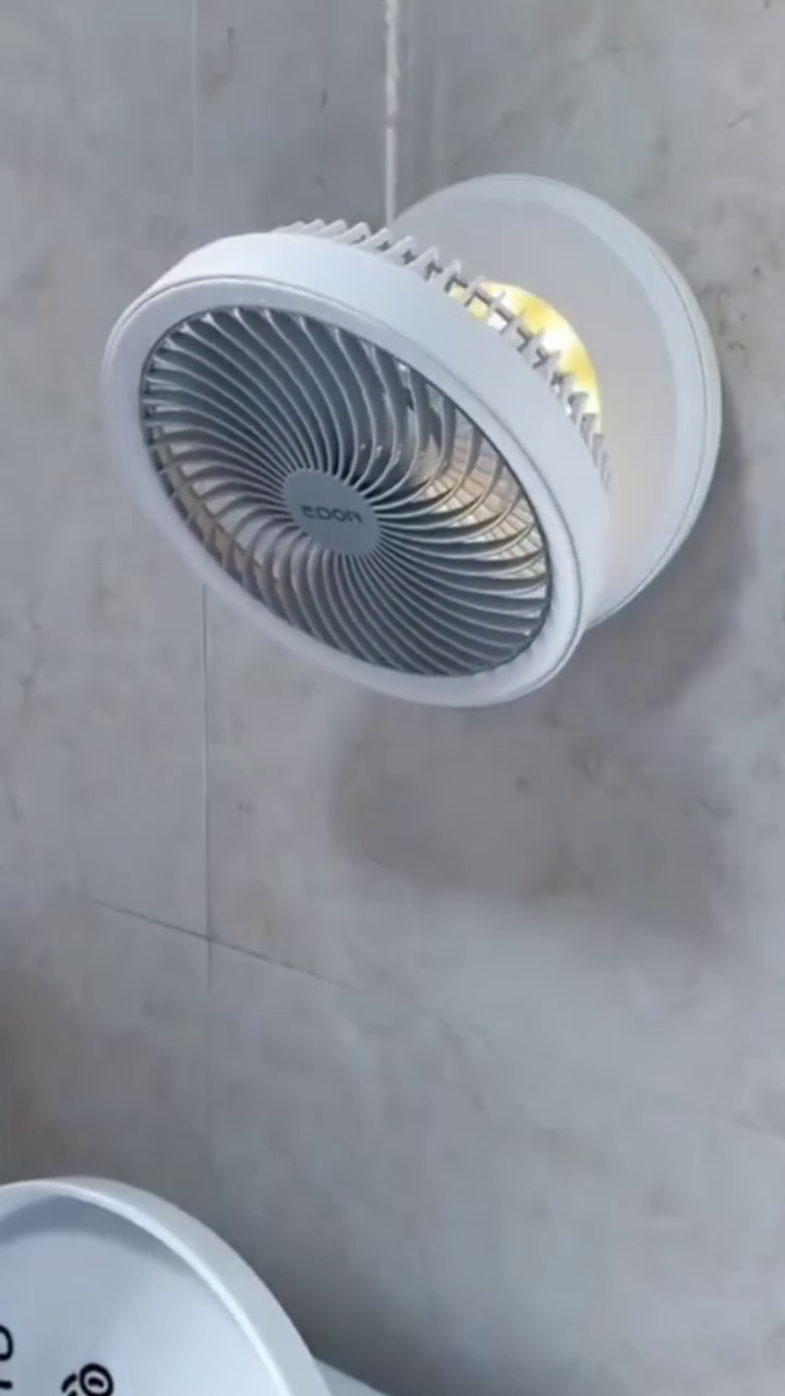 BreezeFix Wall-Mount Turbo Fan with LED Backlight