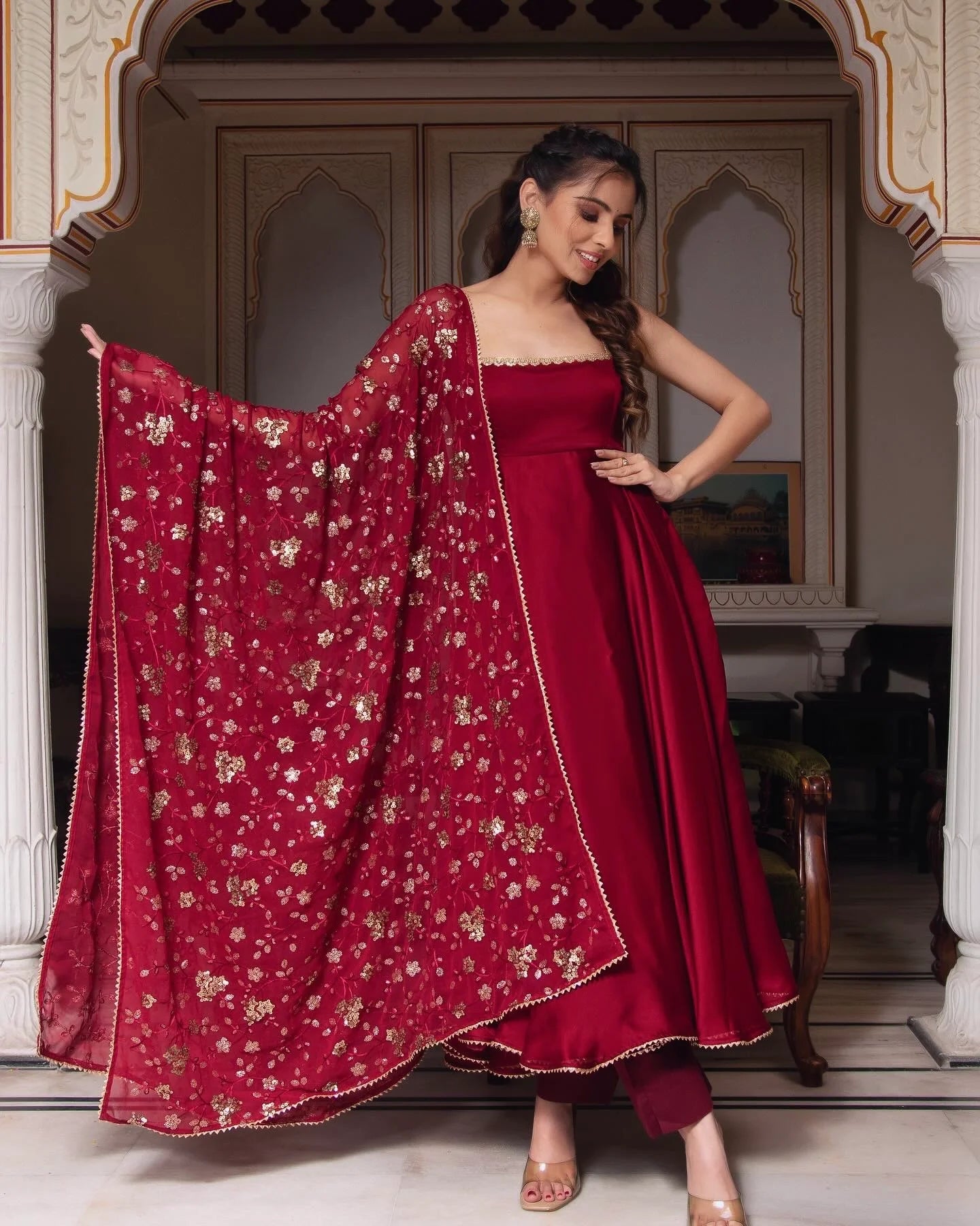 Ishuka.a In Black Colour Navratri Elephant Style Pure Cotton Lehenga Choli