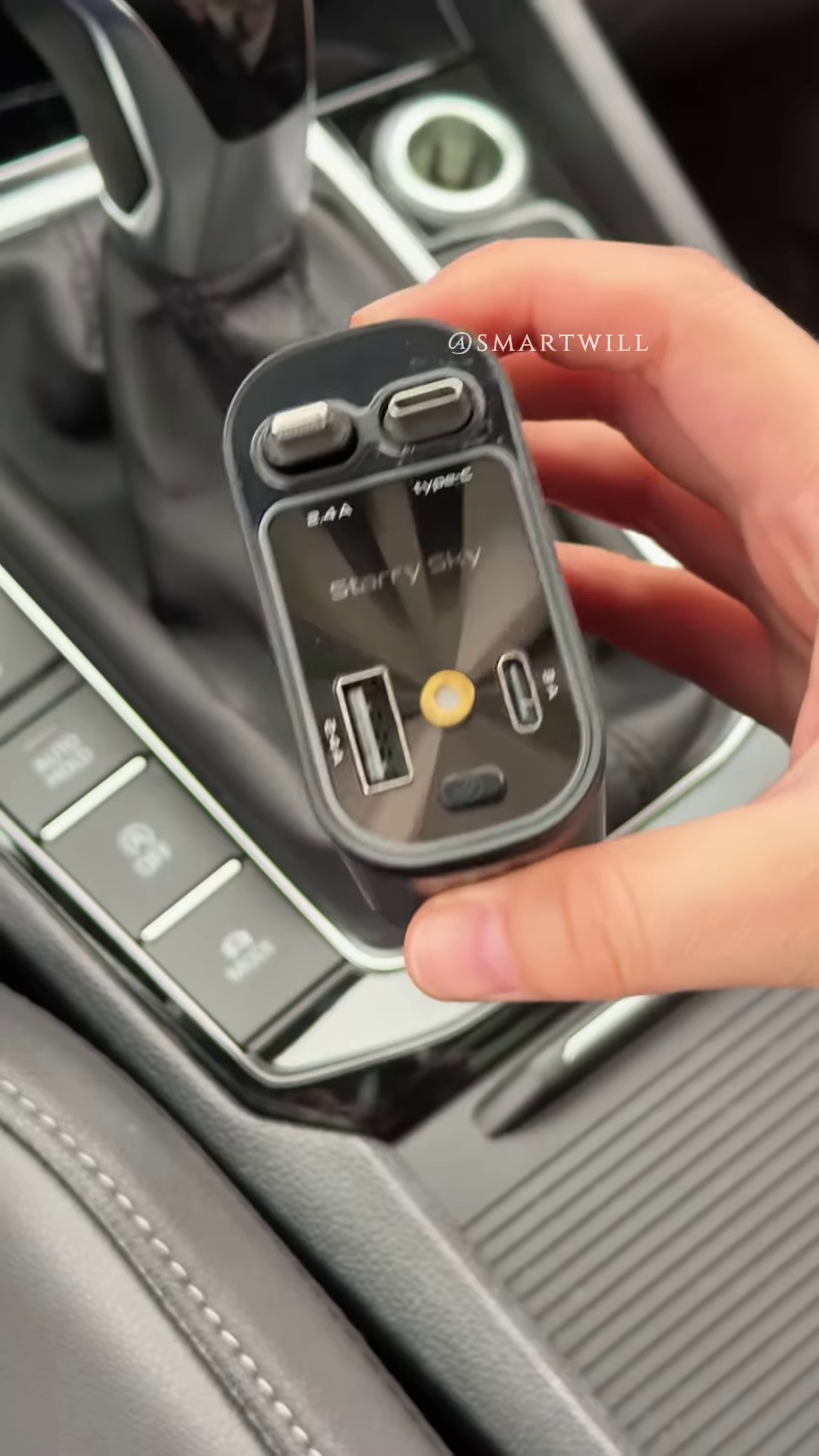 Multi-Port Smart Car Charger with Digital Display (Fast Charging Edition)